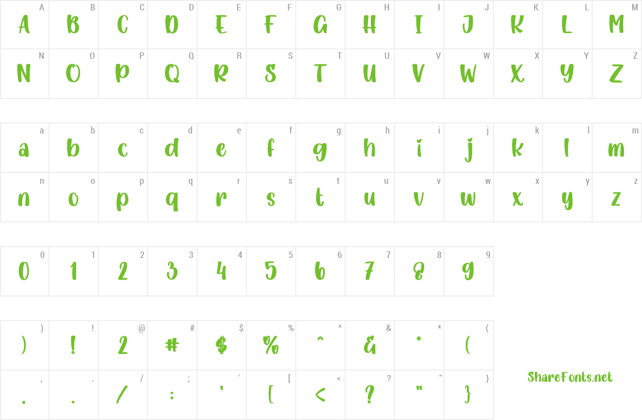 Font Christmas Buttermilk preview